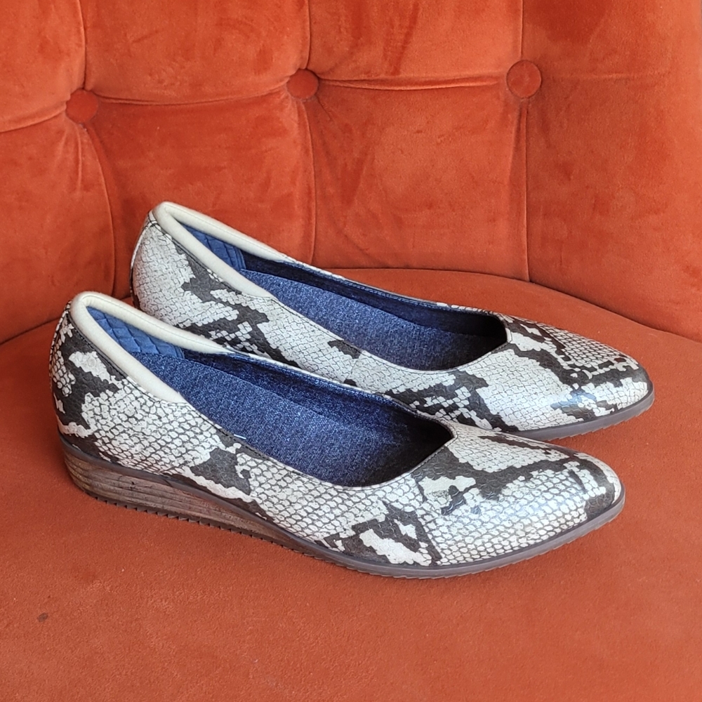 Dr. Scholl's Shoes Women's Kendall Animal Print Heel Loafer Size 9.5